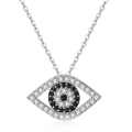 whole sale price eye necklace silver